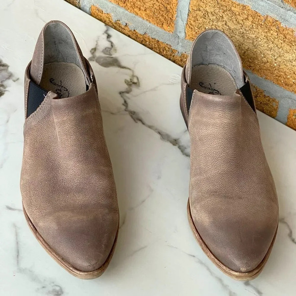 Free People Gray Azalea Ankle Bootie size 10.5 - Picture 3 of 11